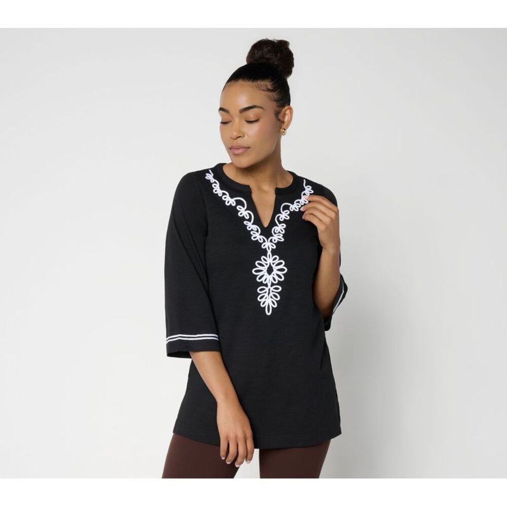 Belle by Kim Gravel Women's Top Plus Sz 3X Make Your Selection: Black